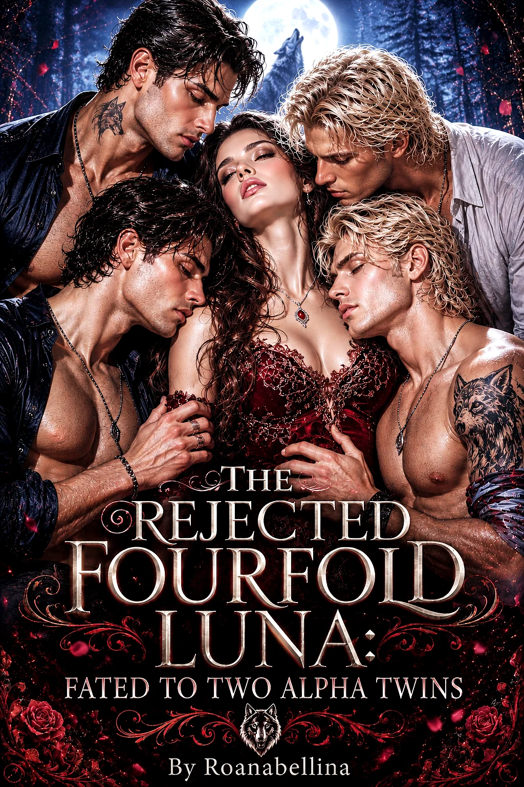 The Rejected Fourfold Luna, Fated to Two Alpha Twins