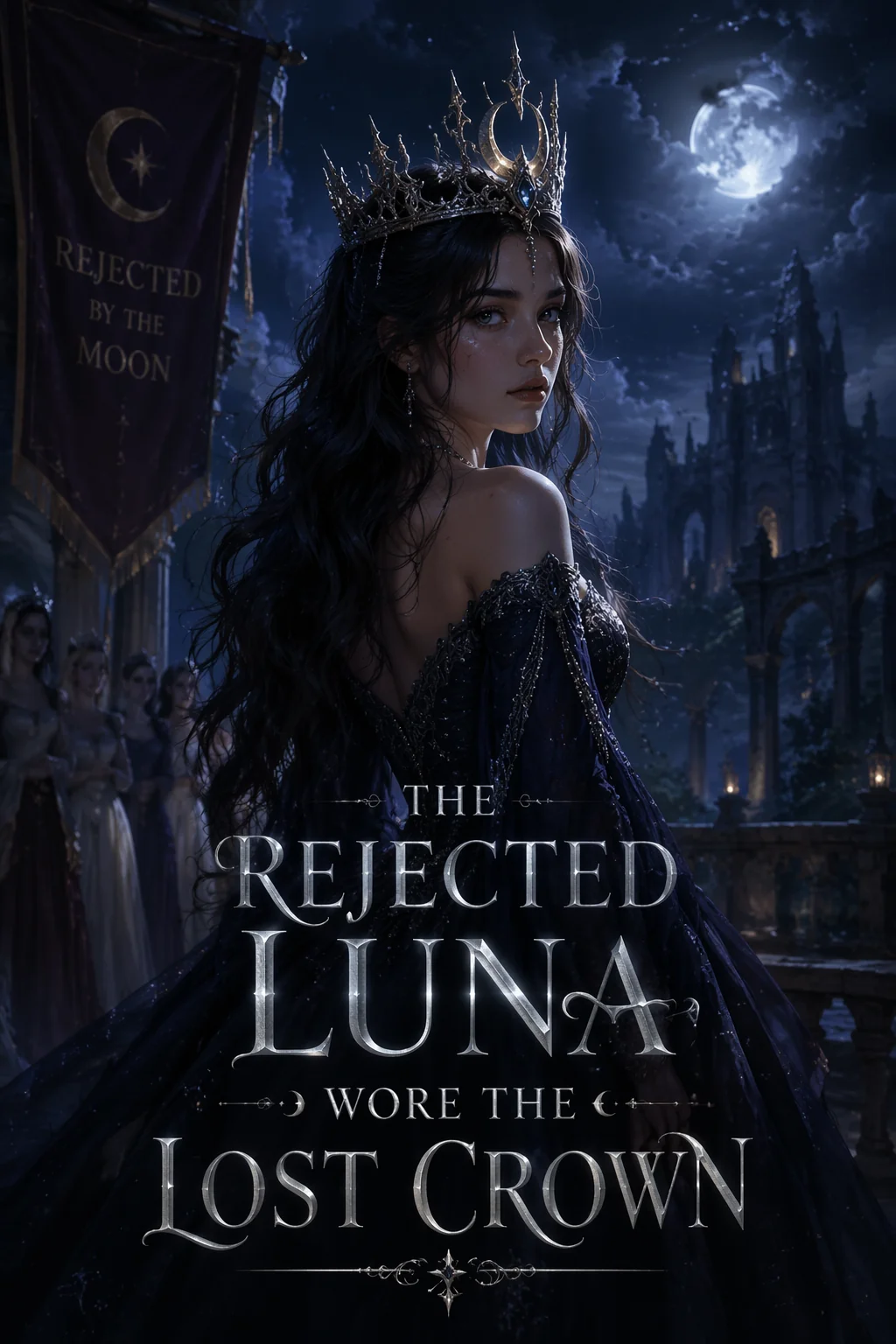 The Rejected Luna Wore the Lost Crown Novel Cover