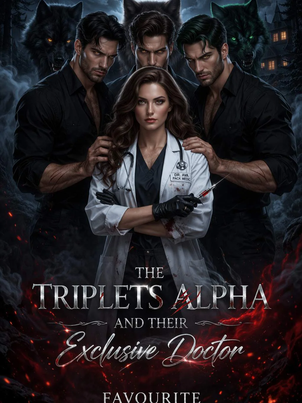 The Triplets Alphas And Their Exclusive Doctor  Novel Cover