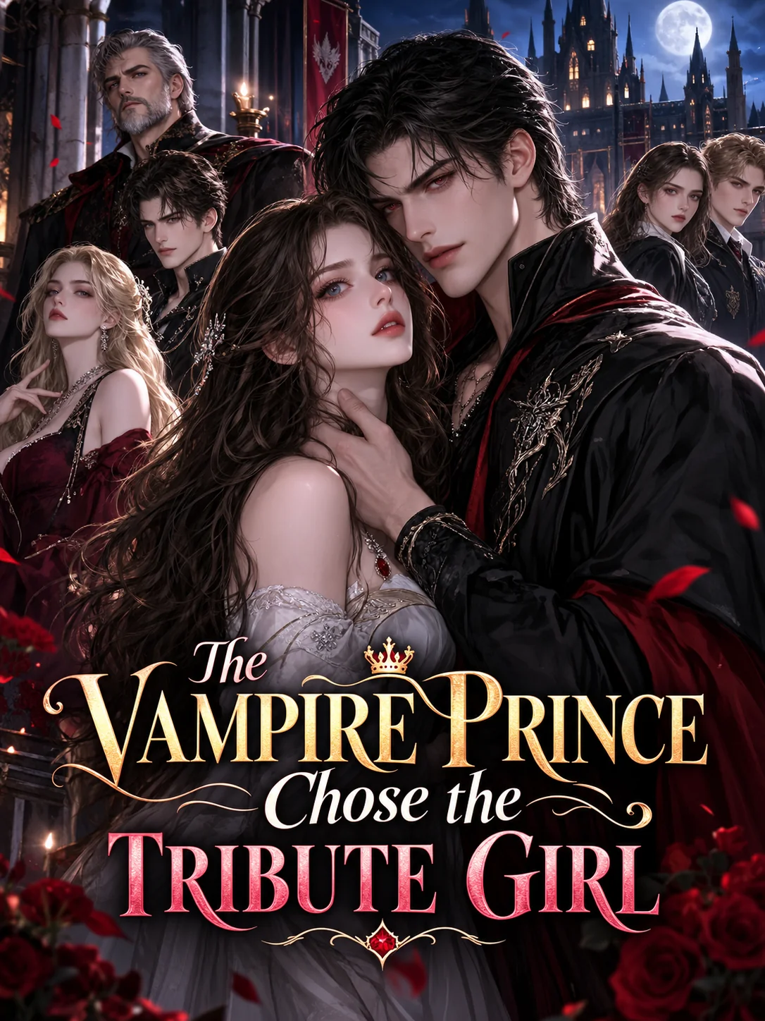 The Vampire Prince Chose the Tribute Girl Novel Cover