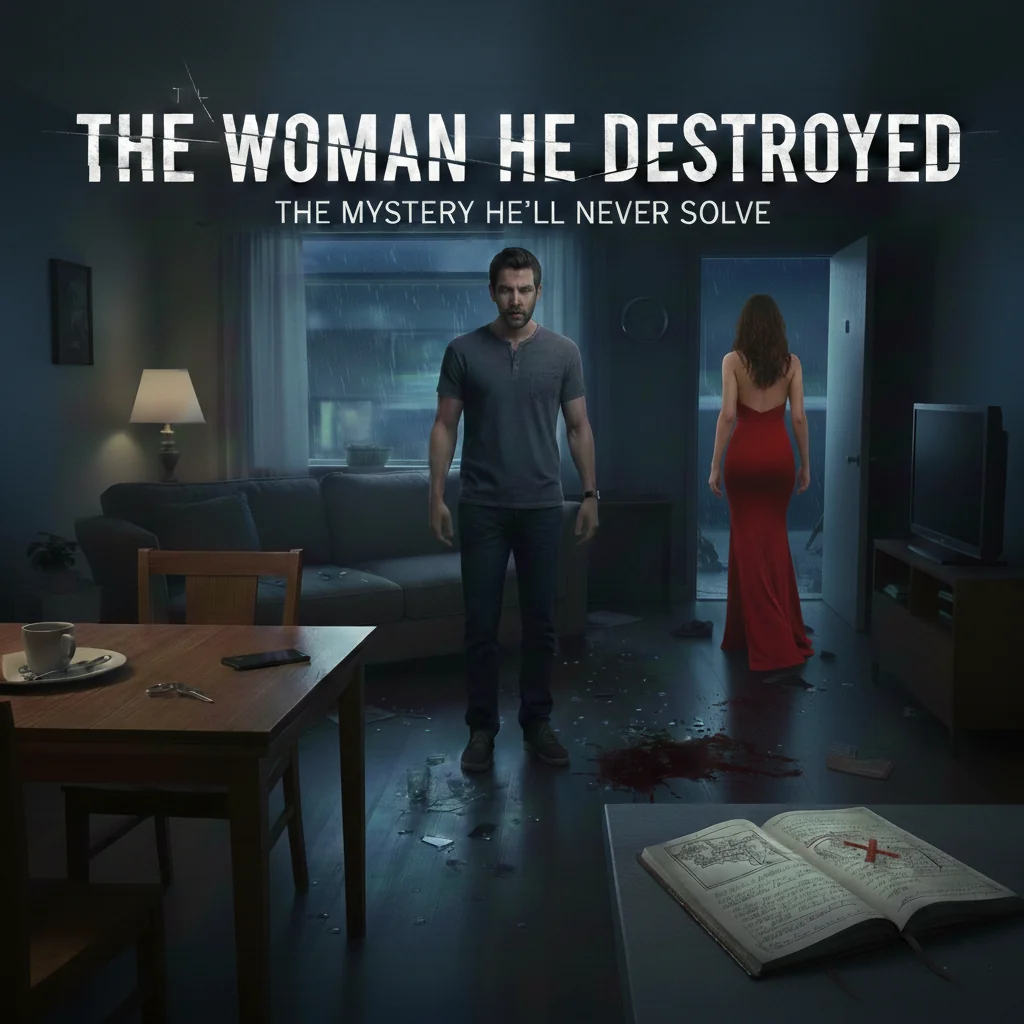 The woman he destroyed, The mystery he’ll never solve Novel Cover