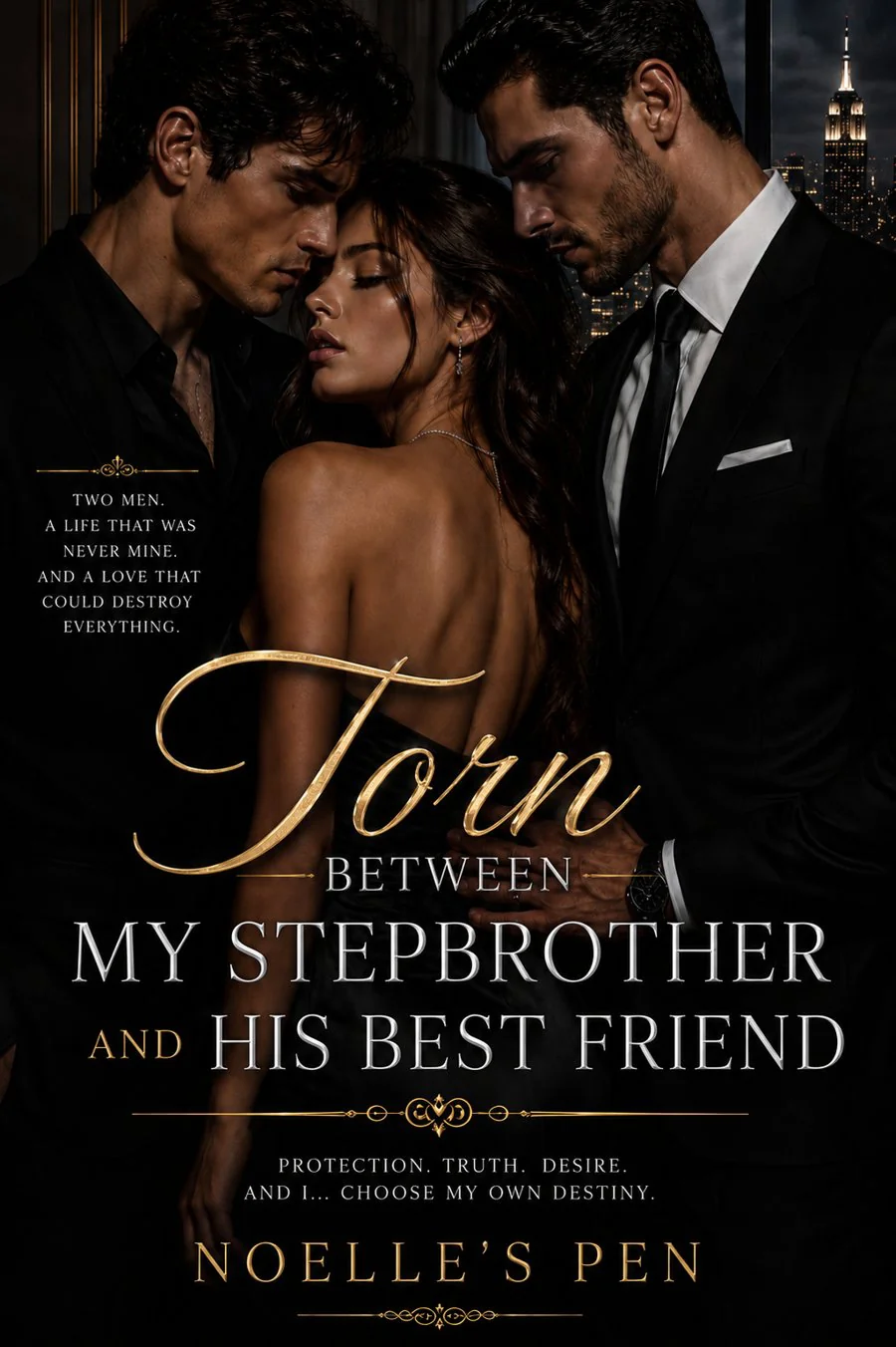 Torn between my stepbrother and his bestfriend  Novel Cover
