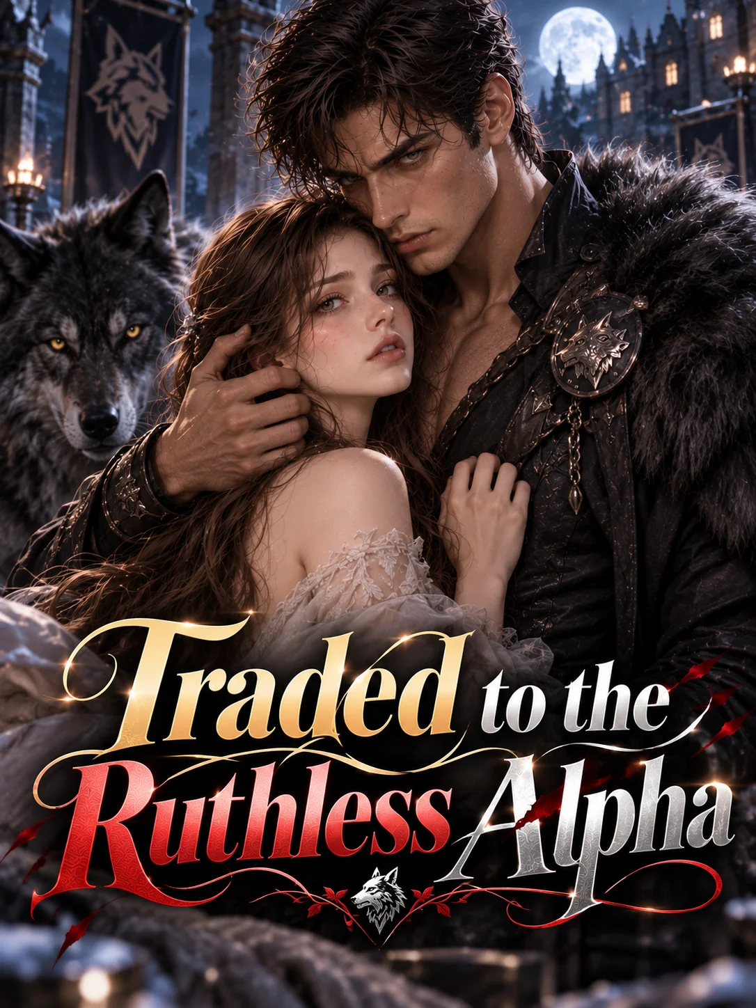 Traded to the Ruthless Alpha Novel Cover