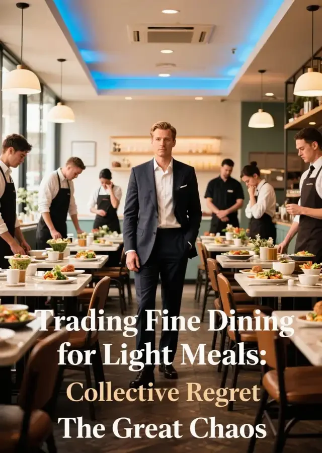 Trading Fine Dining for Light Meals: Collective Regret Novel Cover