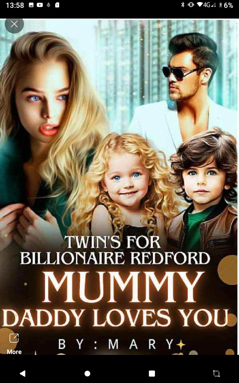 TWIN'S FOR BILLIONAIRE REDFORD: MUMMY, DADDY LOVES YOU Novel Cover