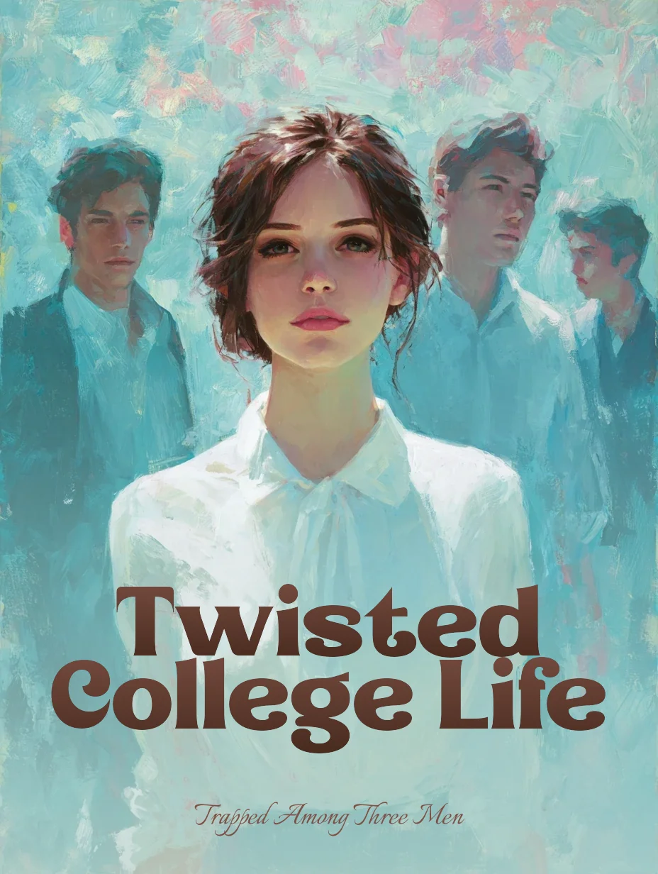 Twisted College Life: Trapped Among Three Men Novel Cover