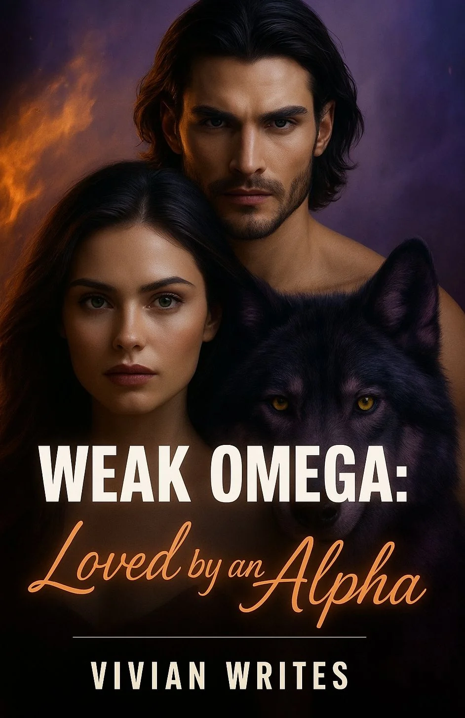 WEAK OMEGA: Loved by an Alpha King Novel Cover