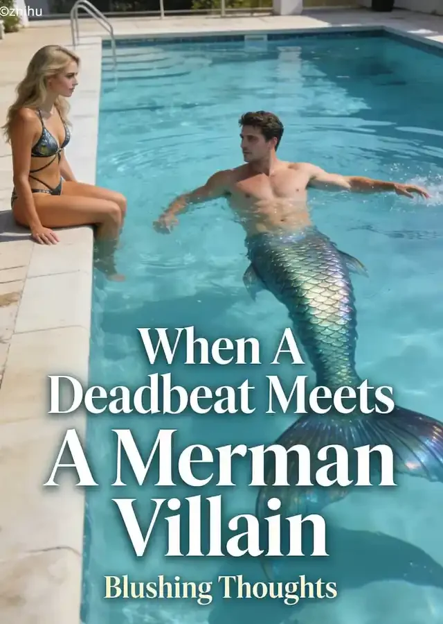 When A Deadbeat Meets A Merman Villain Novel Cover
