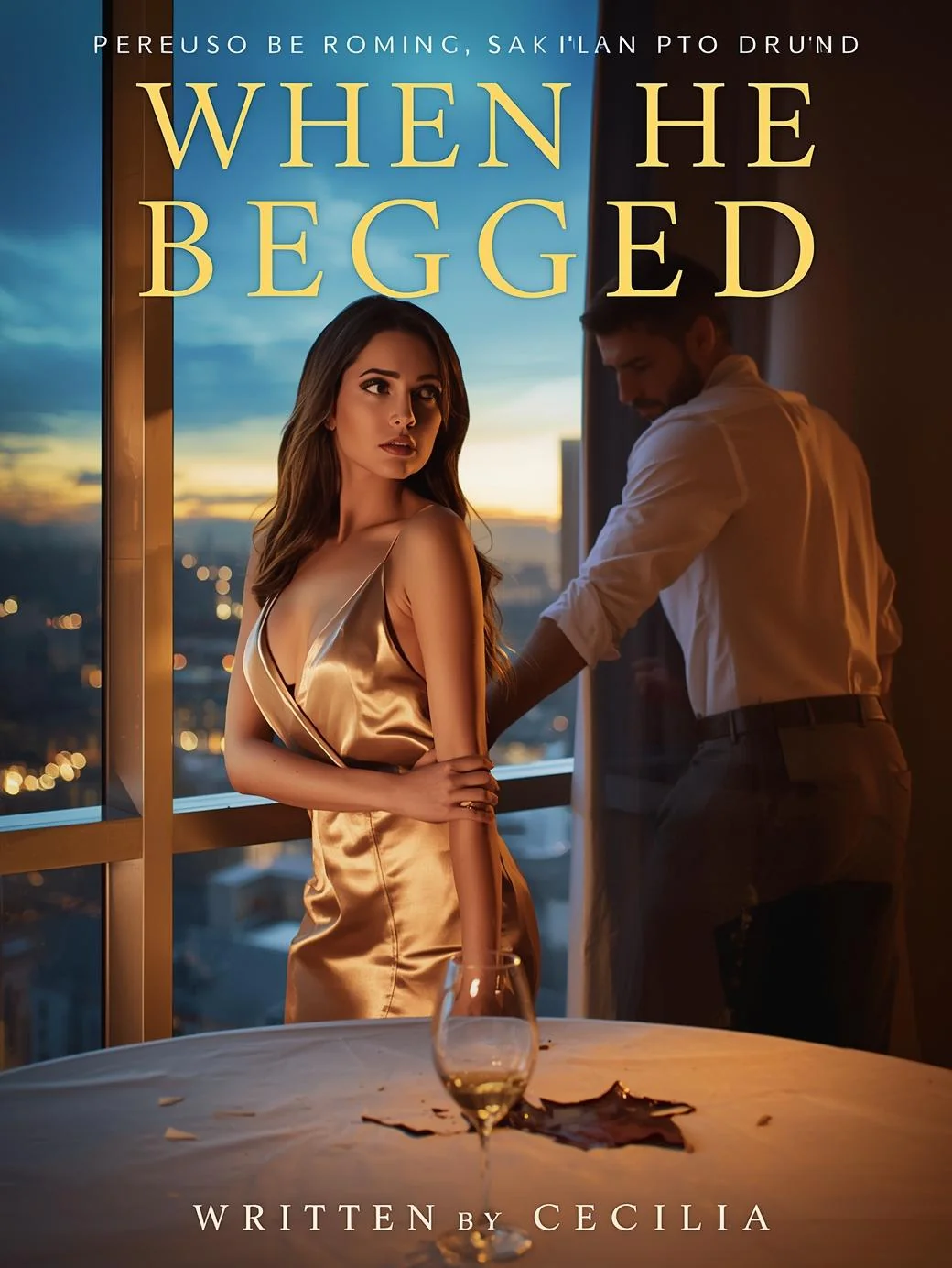 When He Begged Novel Cover