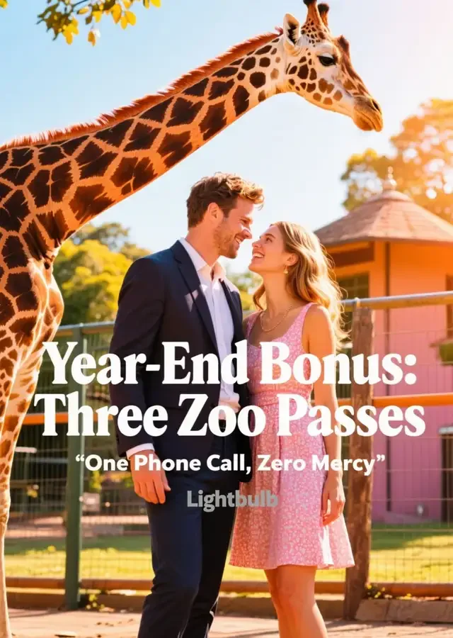Year-End Bonus: Three Zoo Passes, One Phone Call, Zero Mercy Novel Cover