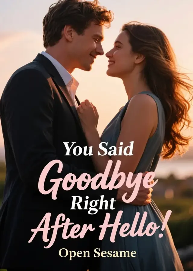 You Said Goodbye Right After Hello Novel Cover