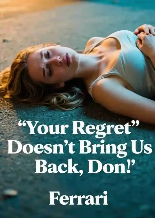 Your Regret Doesn’t Bring Us Back, Don Novel Cover